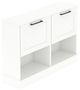Sauder® HomePlus® White Short Shoe Cabinet with Flip Door-0