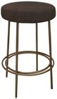 International Furniture Direct Frida Brown/Gold Bar Stool-0
