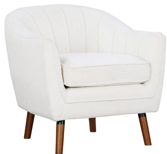 Homelegance® Cutler Brown/White Accent Chair-0