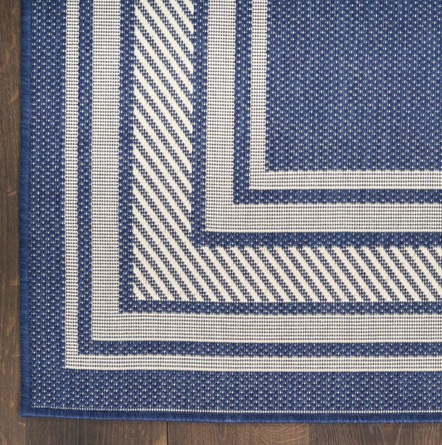 Nourison Home™ Horizon Navy 5'x7' Style 1 Area Rug-3