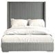 Furniture of America® Cadwell Gray Full Panel Bed-2