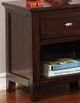 Furniture of America® Brogan Brown Cherry Nightstand-1
