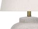 Monarch Specialties Inc. 22"H Cream Concrete Table Lamp-2