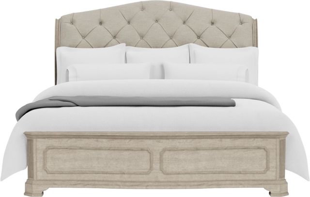Riverside Furniture Kensington Vintage Linen Queen Sleigh Bed-3