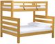 Crate Designs™ Furniture TimberFrame Classic Twin XL/Queen Bunk Bed-0