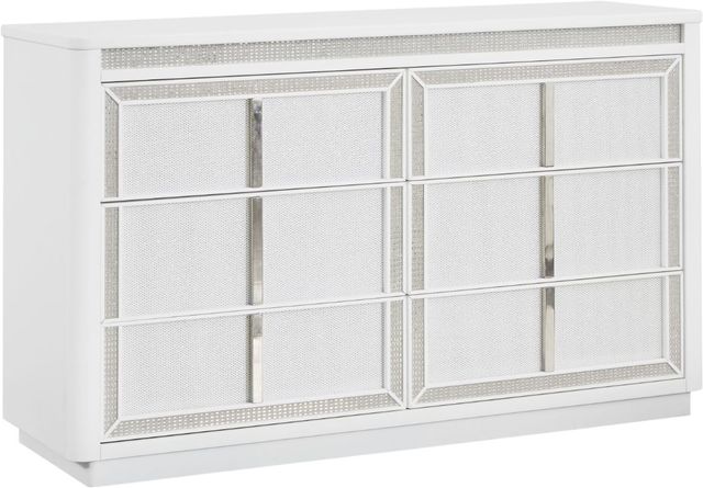 Signature Design by Ashley® Chalanna 4-Piece White Queen Bedroom Set-2