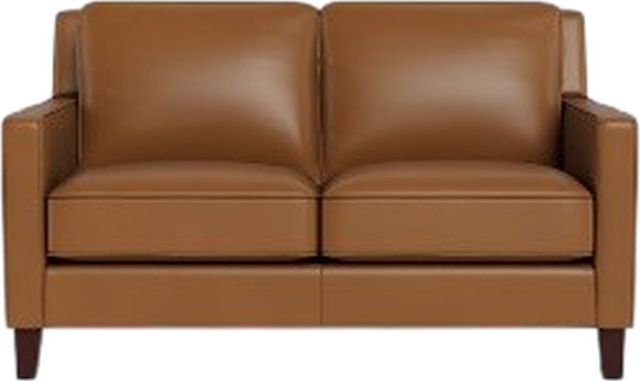 Aurora Furniture Ashby Cognac Stationary Loveseat -0