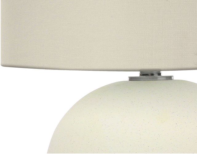 Monarch Specialties Inc. 18"H Cream Ceramic Table Lamp-2