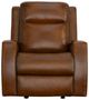 Flexsteel® Mustang Rust Brown Power Glider Recliner with Power Headrest-1