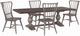 Liberty Furniture River Place 5-Piece Riverstone Gray/Tobacco Dining Set-0