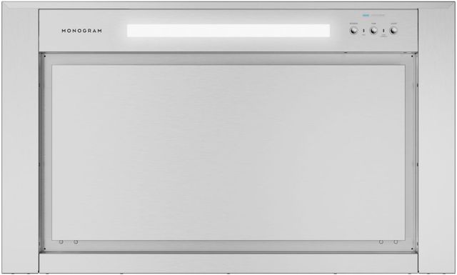 Monogram® 36" Stainless Steel Wall Mounted Range Hood with Air Quality Sensors-1