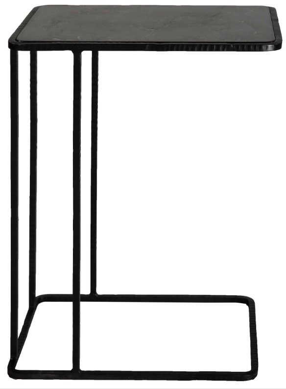 Uttermost® Cavern Black Accent Table-3