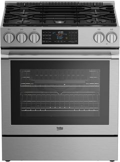 Beko 30" Stainless Steel Slide In Gas Range