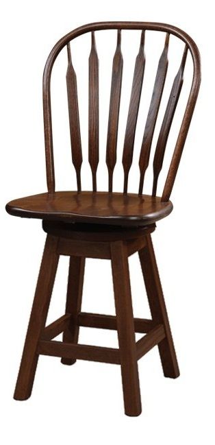 Door County Jumbo Paddleback Swivel Stool 30"-0