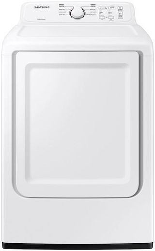 Samsung 7.2 Cu. Ft. White Front Load Gas Dryer with Sensor Dry and and 8-Drying Cycles 