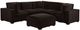Coaster® Lakeview 6-Piece Dark Chocolate Modular Sectional-1