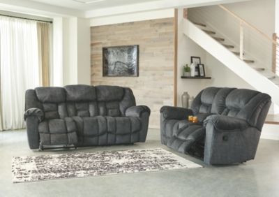 Signature Design by Ashley® Capehorn Granite Reclining Sofa-3