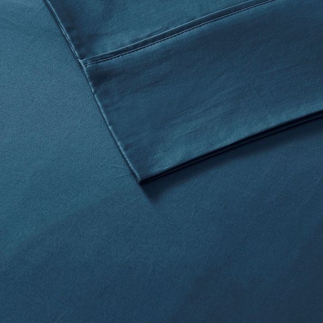Olliix by Madison Park 6 Piece Teal California King 800 Thread Count Cotton Rich Sateen Sheet Set-1