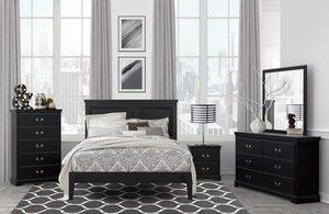 Mazin Furniture Seabright Black Easter King Bed-2