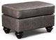 Best® Home Furnishings Customizable Leather Dark Walnut Ottoman-0