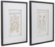 A & B Home 2-Piece Black/White Wall Art Set-0