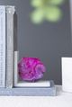 A & B Home 2-Piece Pink Agate and Marble Bookend Set-3
