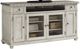 Lexington Home Oyster Bay Shadow Valley Burnished Stainless Steel Media Console with White Base-0
