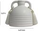 TOV Furniture Adonis White Ceramic Vase-2
