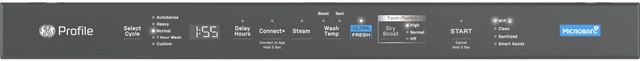 GE Profile™ 24" Fingerprint Resistant Stainless Steel Built-In Top Control Dishwasher-3