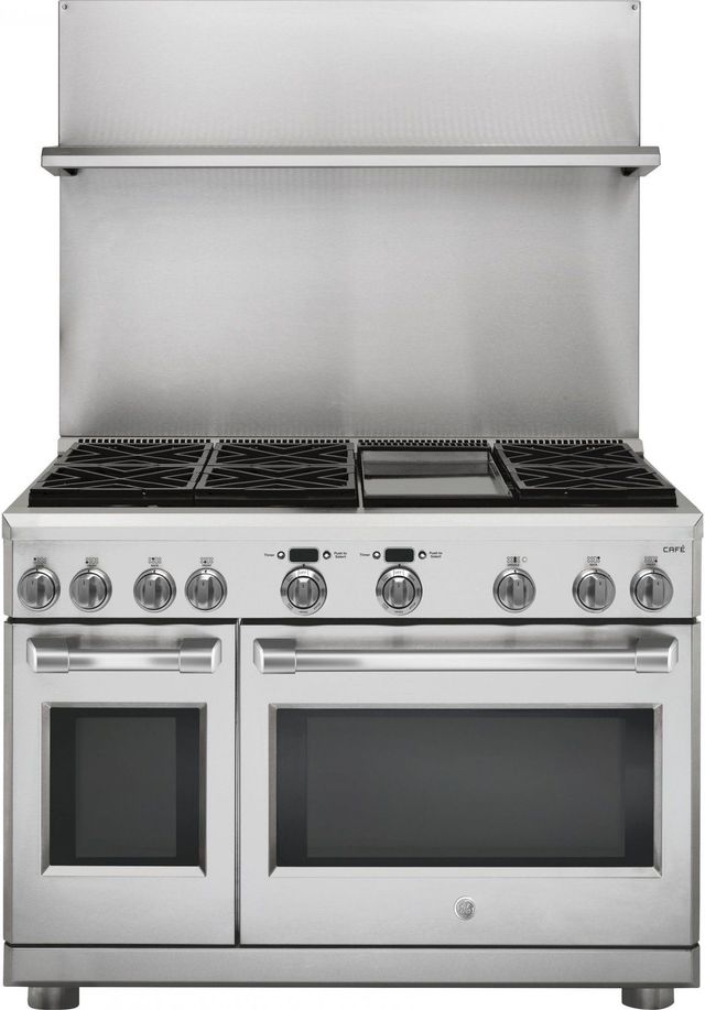Café™ 48" Stainless Steel Professional Backsplash-0