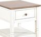 Sunny Designs™ Pasadena Buck Skin End Table with Marble White-4