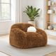 Furniture of America® Darwen Caramel Brown Swivel Chair-1