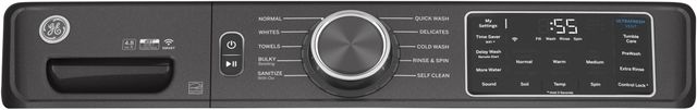 GE® 4.8 Cu. Ft. Diamond Gray Smart Front Load Washer-3