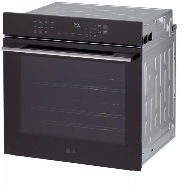 LG 24" Black Single Electric Wall Oven  with True Convection and Air Fry-4