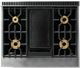Viking® 7 Series 36" Daffodil Pro Style Dual Fuel Range with Griddle-4