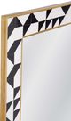 Bassett Mirror Macari Black/White Wall Mirror-4