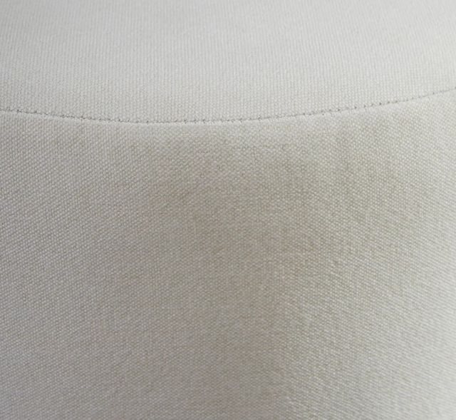 Flexsteel® Lyra Ivory Fabric Pouf Ottoman-4