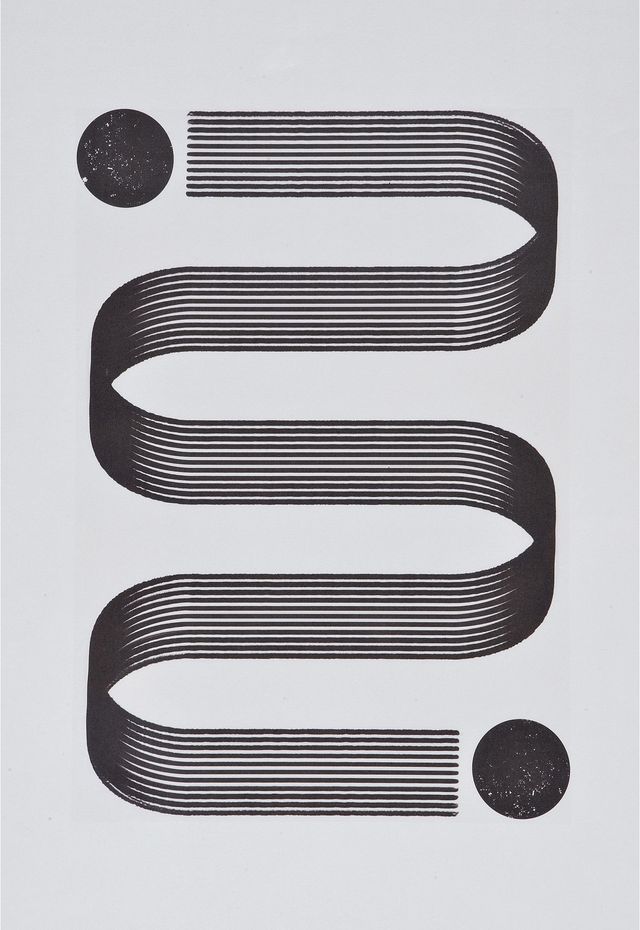 Renwil® Elsie Black Abstract Print-4