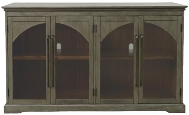 Jofran Inc. Archdale Gray 4-Door Accent Cabinet-3