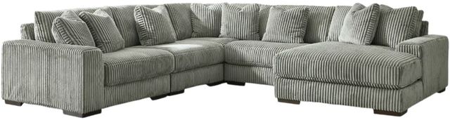 Signature Design by Ashley® Lindyn 5-Piece Fog Right-Arm Facing Sectional and Chaise-0