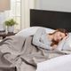Olliix by Madison Park Liquid Cotton Grey Twin Blanket-2