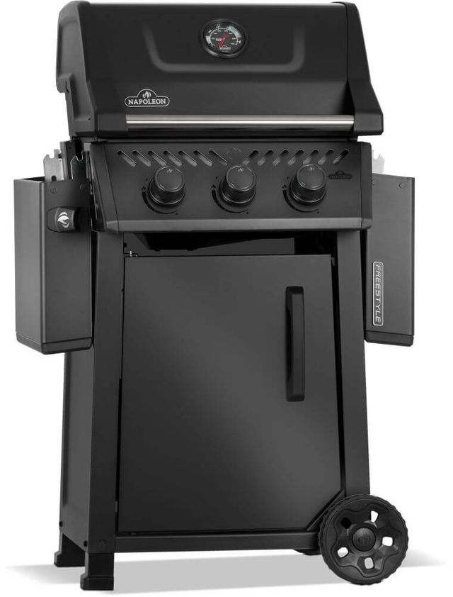 Napoleon Freestyle™ 365 3-Burner Matte Black Freestanding Liquid Propane Grill-2