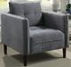 Furniture of America® Lynda Dark Gray Accent Chair-1