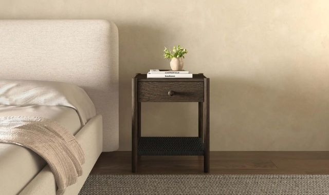 Moe's Home Collection Millie Dark Brown Nightstand-1