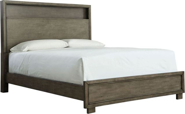 Signature Design by Ashley® Arnett 4-Piece Gray King Bookcase Bed Set-1