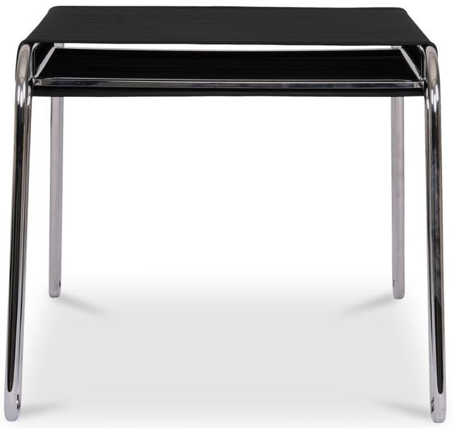Moe's Home Collection Petra Black Leather Stool-2