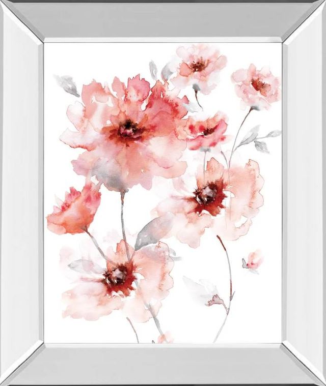 Classy Art Translucent Blush I by Nan Mirrored Frame Wall Art-0