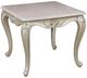New Classic® Home Furnishings Monique Marble Top End Table with Champagne Base-0