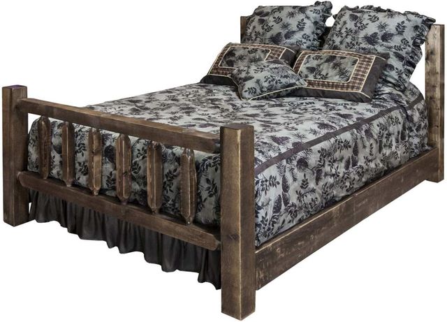 Montana Woodworks® Homestead Stain & Clear Lacquer Queen Bed-2