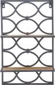 Powell® Wesson Antique Nickel/Natural Wall Shelves-2